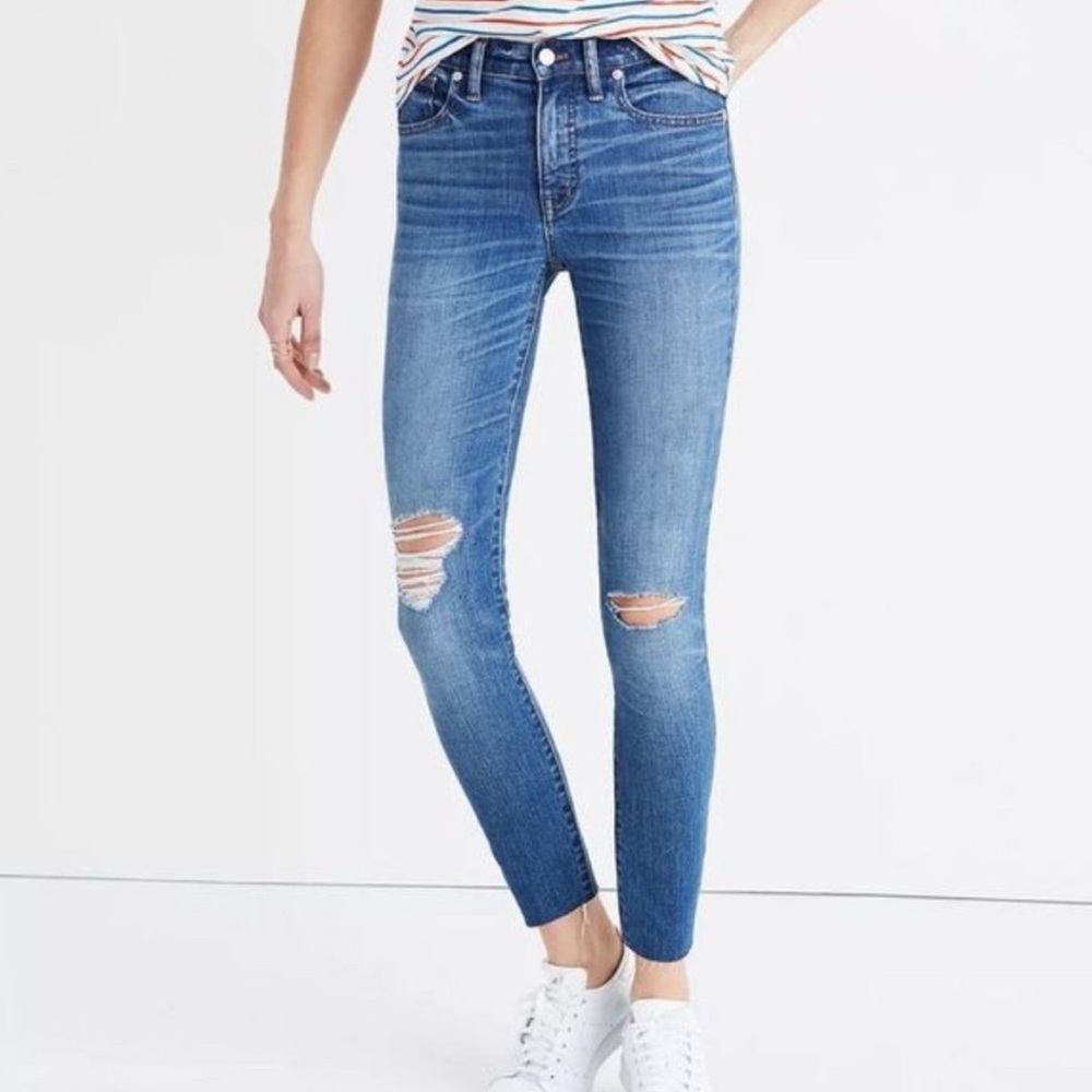 Madewell 9” High Rise Skinny Crop